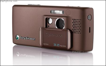 Sony Ericsson K800i Allure Brown. Фото.